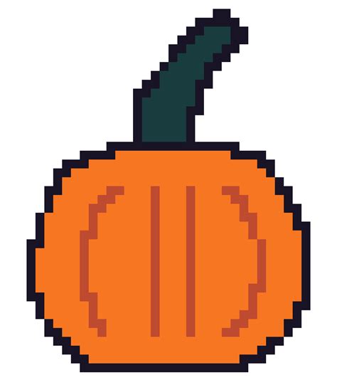 Pumpkin Pixel Art [Art] - MiaQc - Original Work [Archive of Our Own]