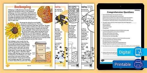 The Buzz About Beekeeping Answer Key | Twinkl USA