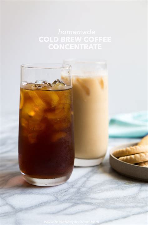 Cold Brew Coffee Concentrate- The Little Epicurean