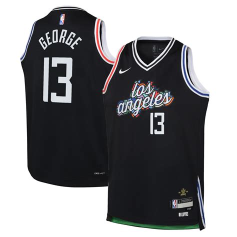 Los Angeles Clippers Nike City Edition Swingman Jersey 22 - Black ...