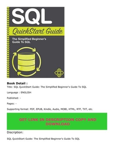 SQL Beginner Guide 的图像结果