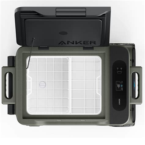 Anker SOLIX Everforst Powered Cooler 30 Navy Green 35-Quart Wheeled ...