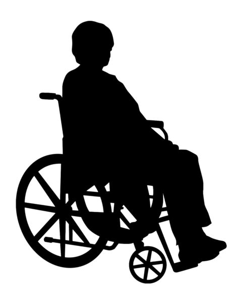 Silhouette Wheelchair at GetDrawings | Free download