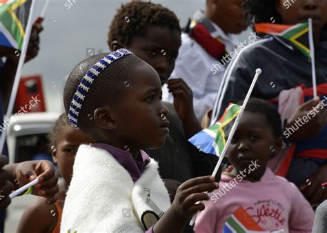 Xhosa Children Hold South African Flags Editorial Stock Photo - Stock Image | Shutterstock