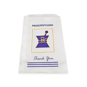 Weber's Wonders 100 PACK Prescription White Pharmacy Paper Bags ...