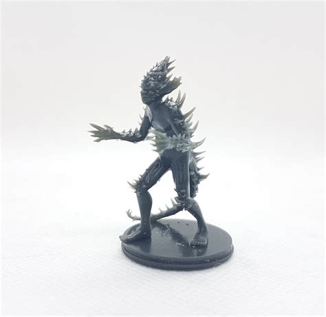 3D Printed Barbed Devil Miniature, D&D, 3D Printed Custom Figure, Resin ...