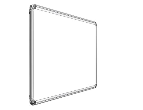 Nechams Ultima Series, Resin Coated Steel (Magnetic) Whiteboard ...