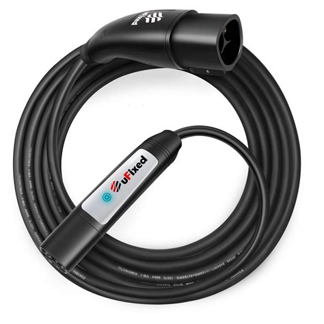 Amazon.com: Ufixed Tesla Charger Extension Cable 20FT 50A 240V 12KW, Tesla Extension Cord 240V ...
