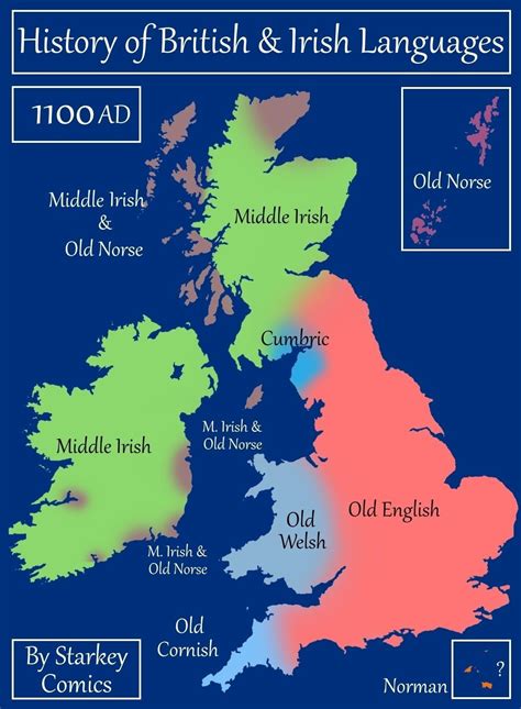 A Brief History of British and Irish Languages - Starkey Comics | Irish language, Irish history ...