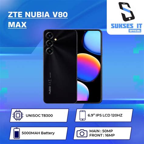 Promo [TP] ZTE NUBIA V80 MAX 8GB 128GB Smartphone Layar 6.9" HD 120Hz ...