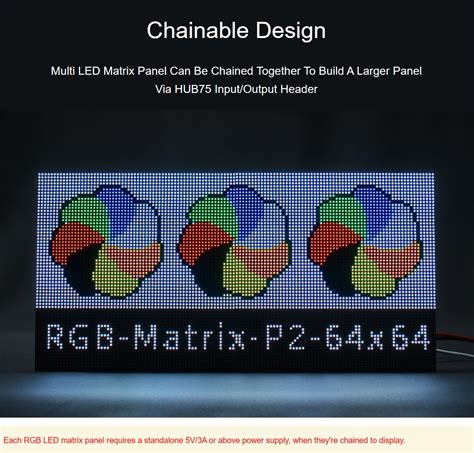 TUOPUONE RGB Full-Color LED Matrix Panel Compatible with India | Ubuy