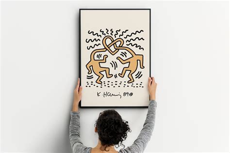 Keith Haring Print Keith Haring Poster Exhibition Poster - Etsy