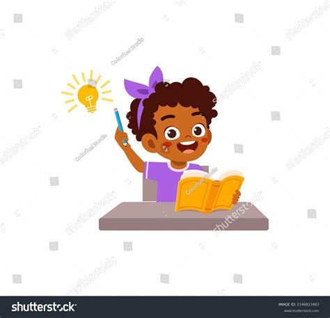 Black Kids Doing Homework Clipart
