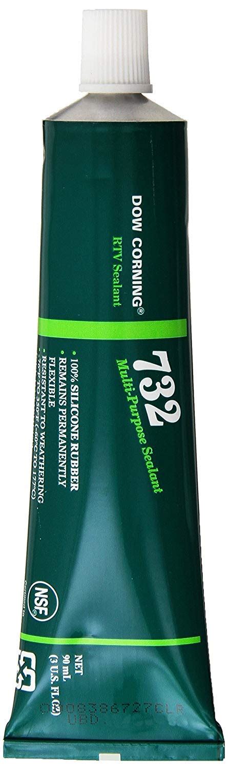 Dowsil 732 Multipurpose Food Grade Silicon Sealant, Clear, 90ml ...