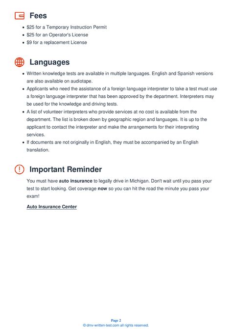 FREE Michigan Permit Test 2 - Real 2026 DMV Test Questions