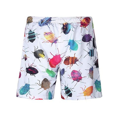 Beach Shorts Men's Quick Dry Swimming Trunks Creative 3D Print Beach ...