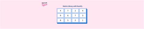 Create a Matrix in Python Using Numpy 的图像结果