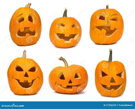 Jack O Lantern pumpkins stock image. Image of rendering - 21306225