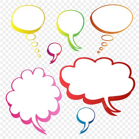 Cool Speech Bubbles Clip Art