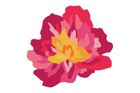 Indiana State Flower - Paeonia SVG Cut file by Creative Fabrica Crafts ...