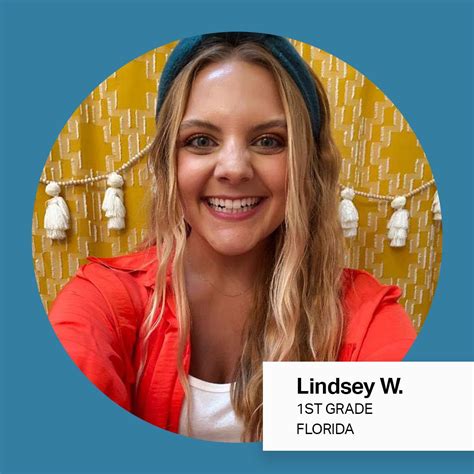 Lindsey is a recent recipient of a TNU grant! She says, "I teach first grade at a Title 1 school ...