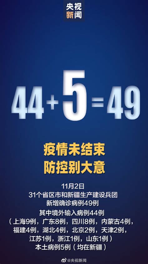 11月2日31省区市新增49例确诊 新增无症状感染者61例-中华网河南