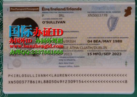 其他国样本 / 爱尔兰办证样本 - 国际办证ID