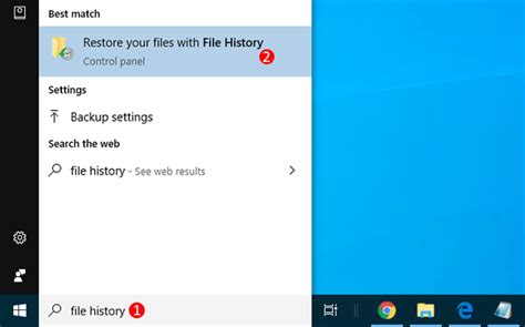 Restore Files Using File History 的图像结果