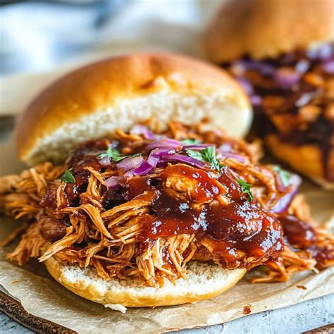 Shredded Barbecue Chicken Recipe