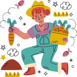 Farmer Stickers - Free farming and gardening Stickers
