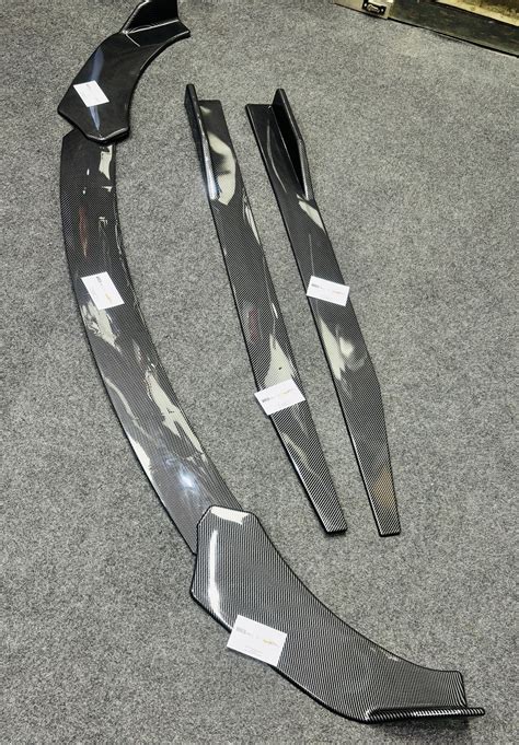 Universal 5 Pc Front Splitters | Carbonfiber | ABS – wrenchxperts