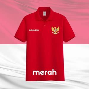Jual New Kaos Kerah Lambang Garuda//Kaos Kerah Indonesia - Hitam, M ...