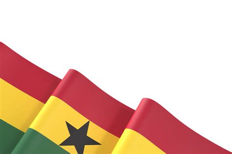 Ghana flag design national independence day banner element transparent background png 11346539 PNG