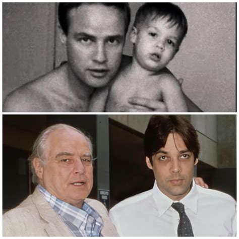 Marlon Brando and his son Christian 1989 : r/OldSchoolCool