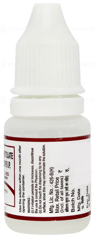 Cyclomid 1 Eye Drops 5 Ml - Uses, Side Effects, Dosage, Price | Truemeds