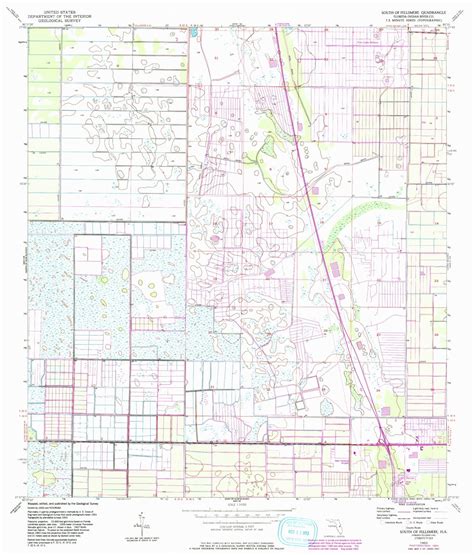 Classic USGS South of Fellsmere Florida 7.5'x7.5' Topo Map – MyTopo Map ...