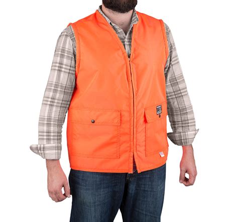 Dan's Heavy Duty Blaze Orange Vest | Hunting Vest – Coon Hunter Supply