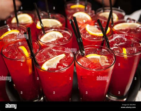 Cocktail drinks at a party Stock Photo - Alamy