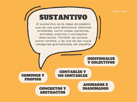 Que Es Un Sustantivo