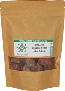 Pure Tree Certified Organic | Jaggery Cubes | Gur Cube | Desi Gud ...