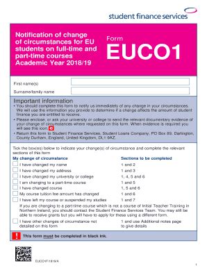 Co1 Form Student Finance - Fill Online, Printable, Fillable, Blank ...