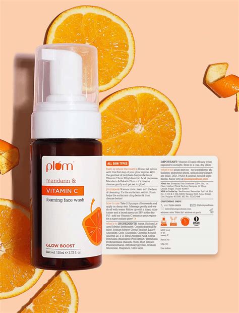 Buy PLUM VITAMIN C FOAMING FACE WASH WITH MANDARIN 110 ML 110 ML Online ...