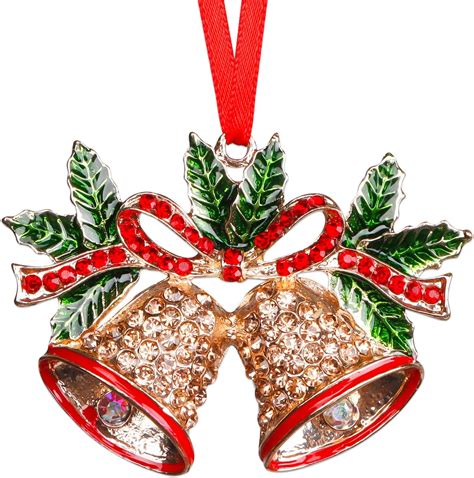 WhatSign Christmas Bell Ornament for Christmas Tree Jingle Bells ...