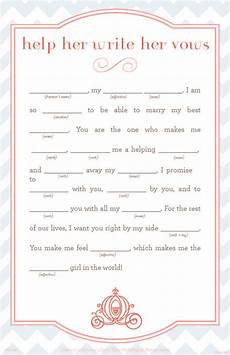 Fill In The Blank Vows Template by Wedding Vows Disney Mad Libs Disney Weddings Fill In The Blank Vows Template