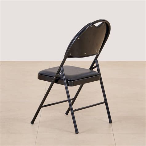 Buy (Refurbished) Lex Metal Folding Chair - Black from Home Centre at ...