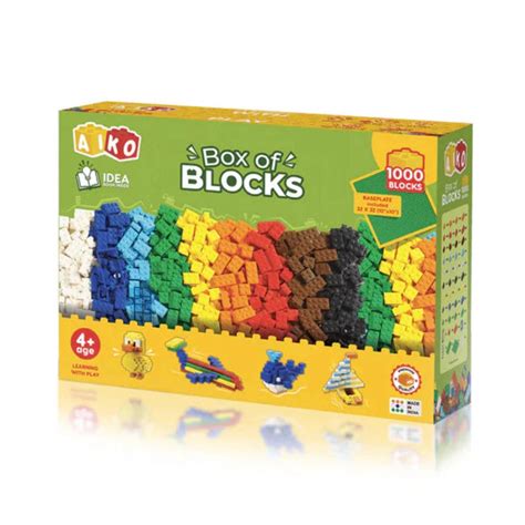 Aiko Box of Blocks 1000pcs Building Blocks Toys — Toycra