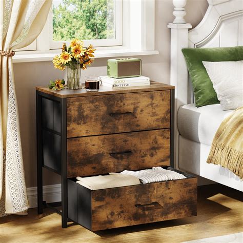 Elegant Bed Side Table and Dresser Set for Modern Bedrooms