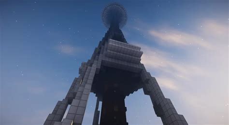 Image result for Space Needle Minecraft Tutorial