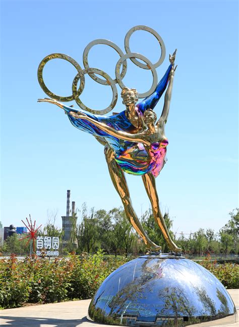 不锈钢奥运雕塑-宏通雕塑