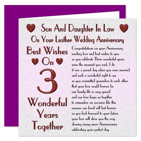 1st Anniversary Wishes For Daughter And Son In Law